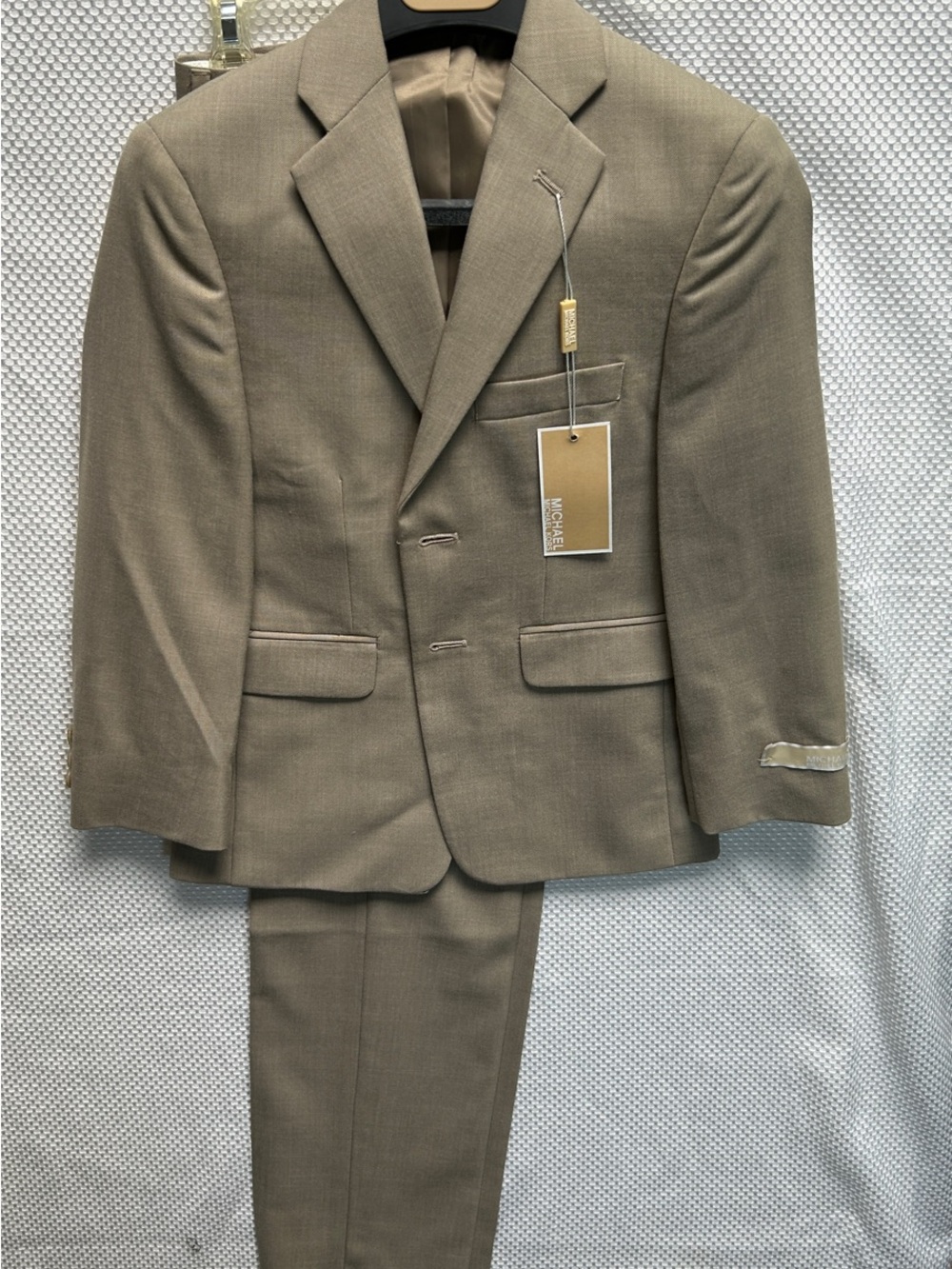 Michael Kors Boy’s Tan/Taupe  2 pc Classic Suit . Sizes 8 & 12. NWT